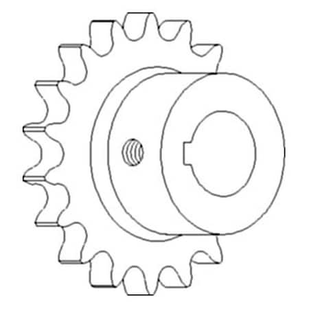 Aftermarket AH121047 New Combine Return/Tailings Lower Sprocket Fits JD CTS 9400 9410 9450 COH60-0111